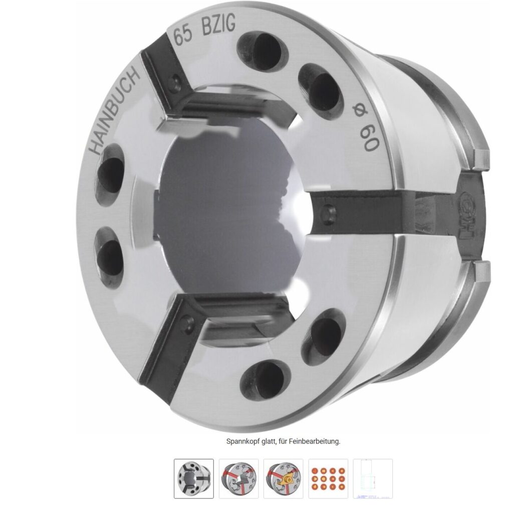 BZI 52 / SK 52 Spannköpfe glatt, mit Quer- und Längsrillen IntNr231184