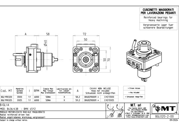 gebr. Biglia WKZ-Halter angetr./used toolholder driven MTC 8900-2_IntNr231224 – Bild 7