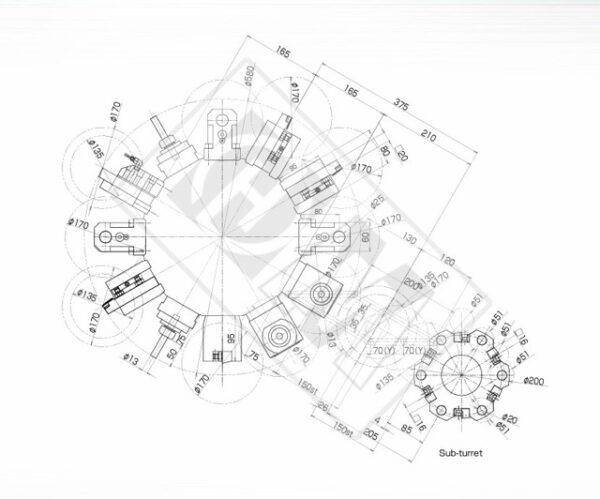 gebr. CNC-Drehmaschine Takamaz XY-120 Y plus Bj.2016_02 _IntNr231237 - Afbeelding 9