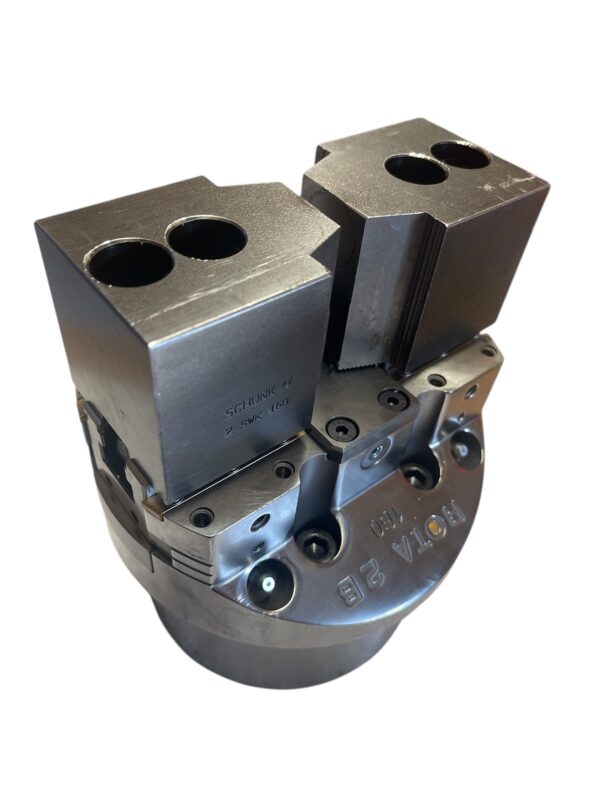 Schunk ROTA 2B 160 Zwei-Backen-Keilspannfutter / Schunk ROTA 2B 160 Two-Jaw Wedge-Style Power Chuck IntNr231294