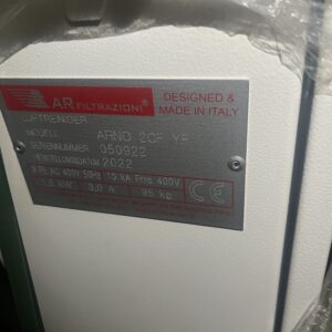gebr. AR Filtrazioni Modell ARNO 2CF YF Baujahr 2022 (IntNr231085)
